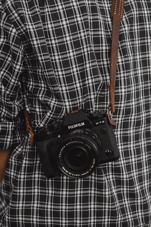 Rocking your leather camera strap in cold weather